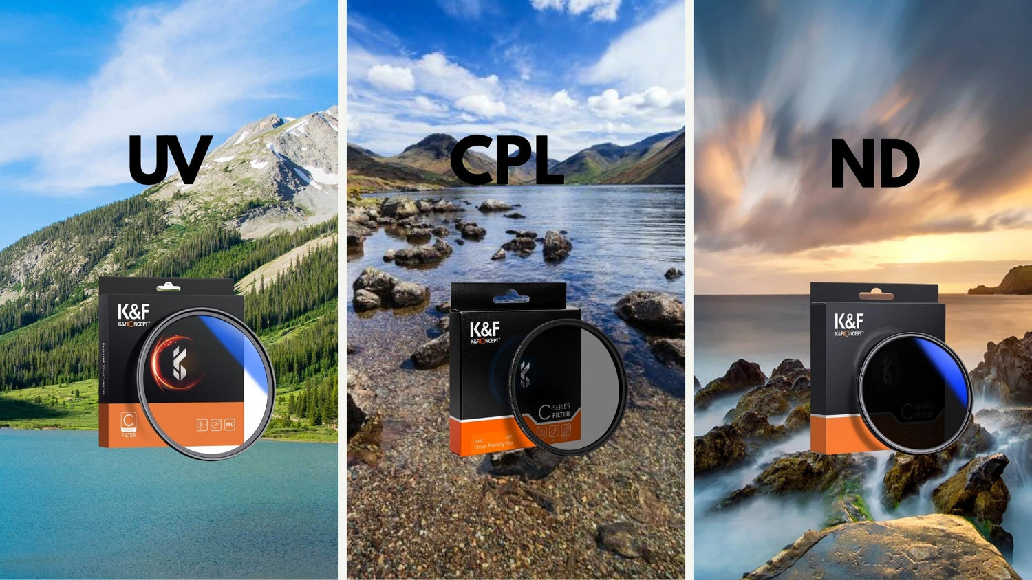UV vs ND vs CPL Filters: What’s the Difference and Why Should You Care?