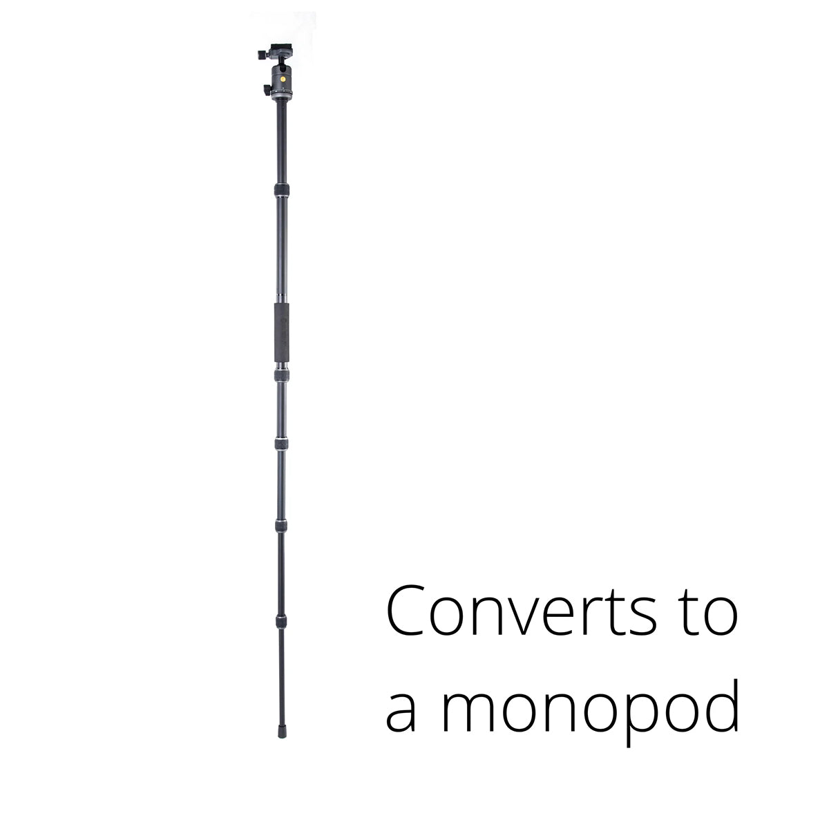 Vanguard Veo 3 Go 235AB Aluminum Travel Tripod/Monopod - Ball Head & Bluetooth