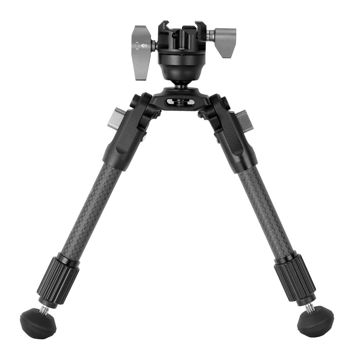 Vanguard EQ-PRECISION 1QSC Carbon Fiber Gun Bipod with Ball Head & Pic Rail Mount – Ideal for Hunting and Target Shooting - Height:-22-27cm
