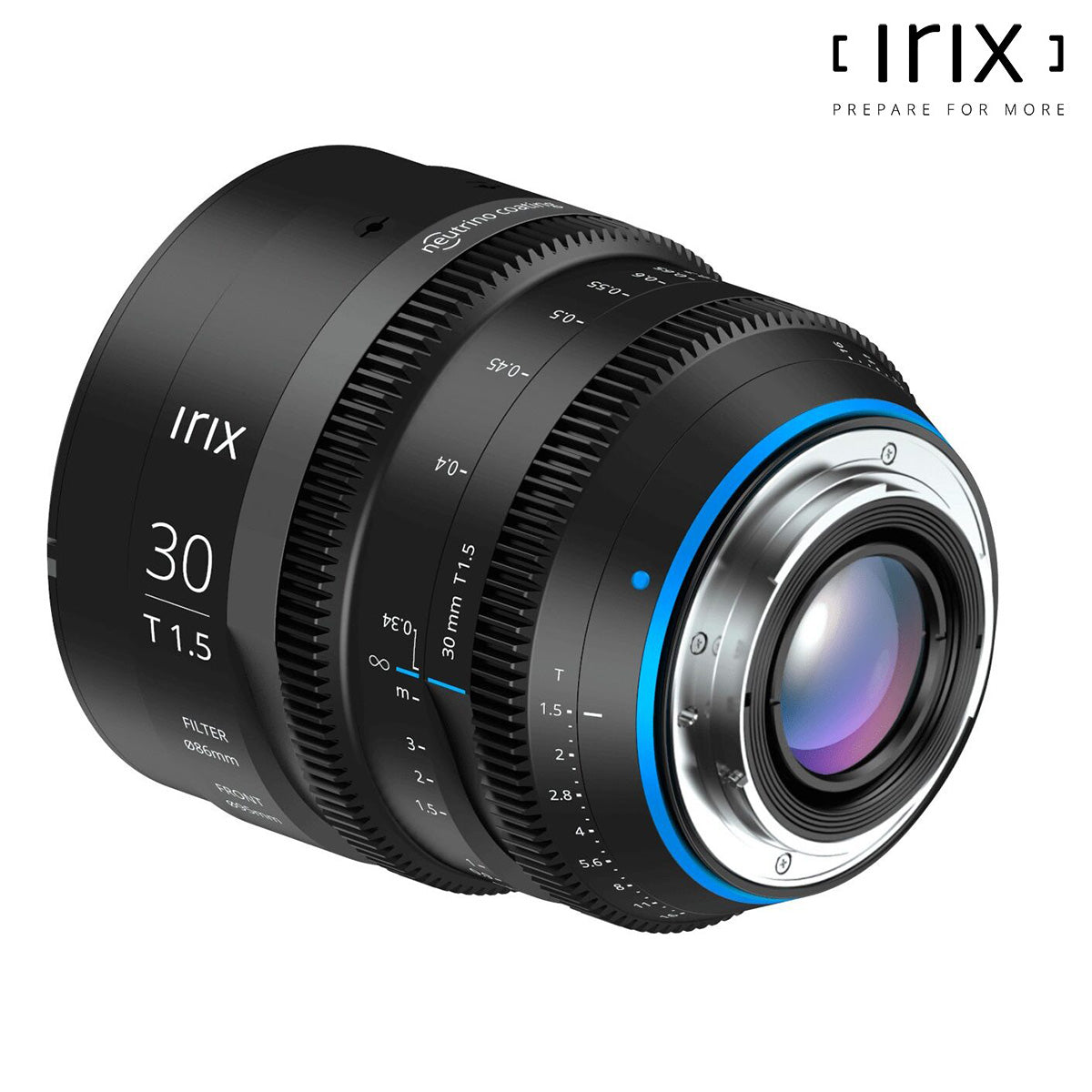 Irix 30mm T1.5 Manual Focus PRO Cinema Lens for Fuji X-Mount Cameras - Metric Markings