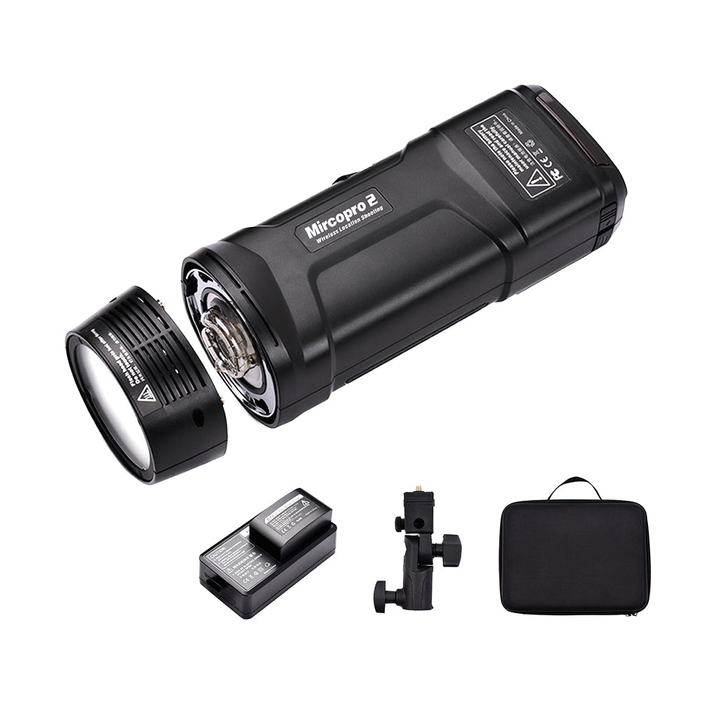 VISICO2II PRO 200W Pocket Flash for Canon Including VC-818TXC Trigger for Canon