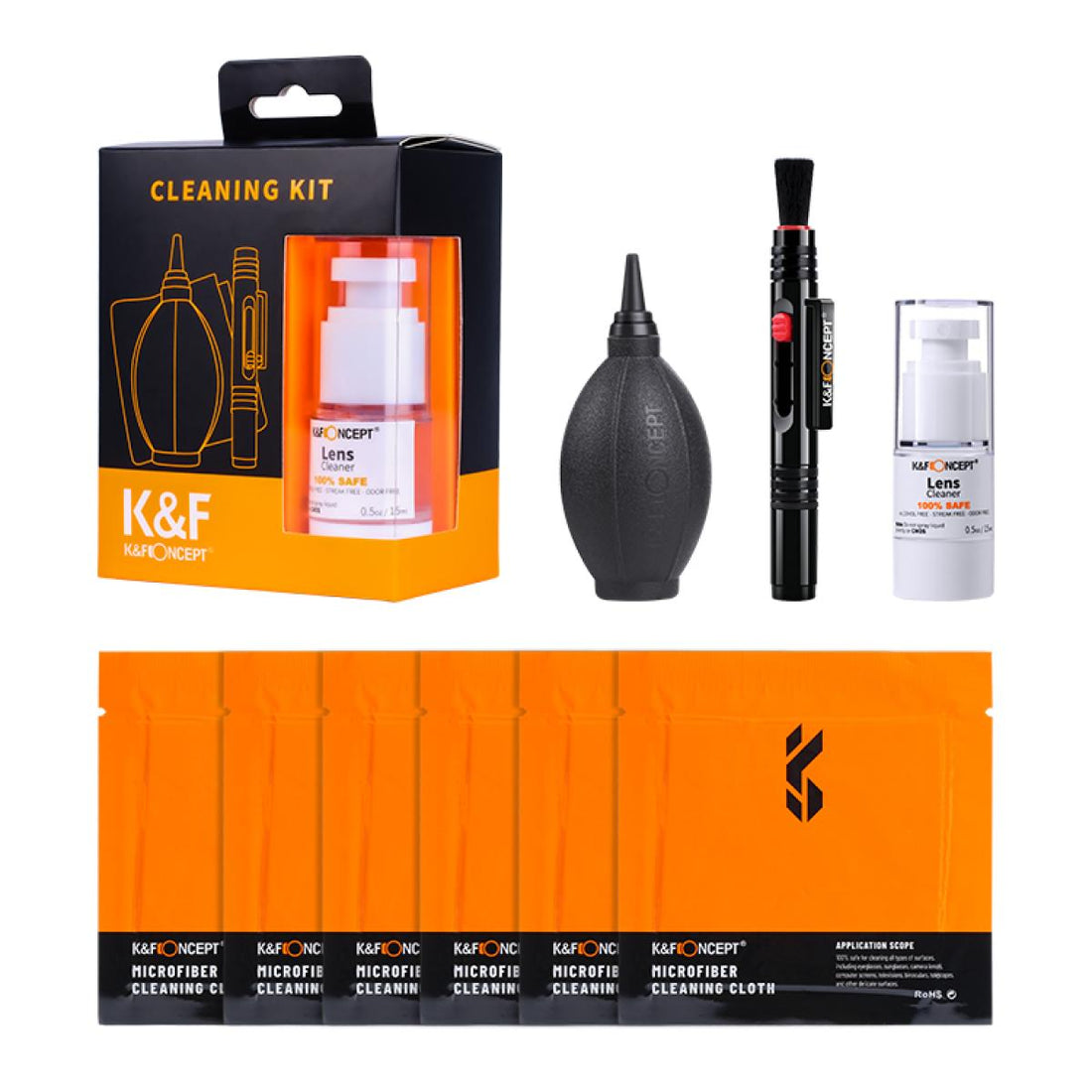 K&F Concept Professional 4 in 1 Lens & LCD Screen Cleaning Kit - SKU-1618