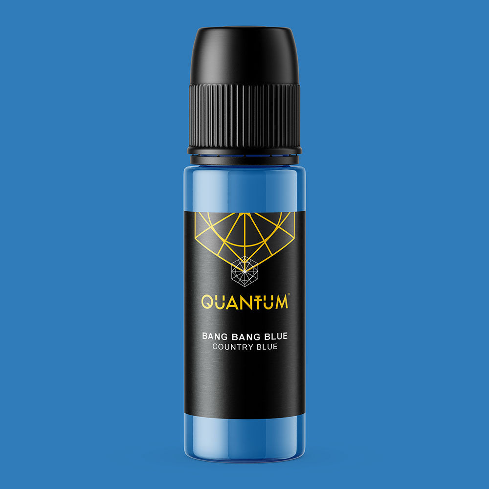 Quantum Premium Tattoo Ink - 1oz Bang Bang Blue (30ml)