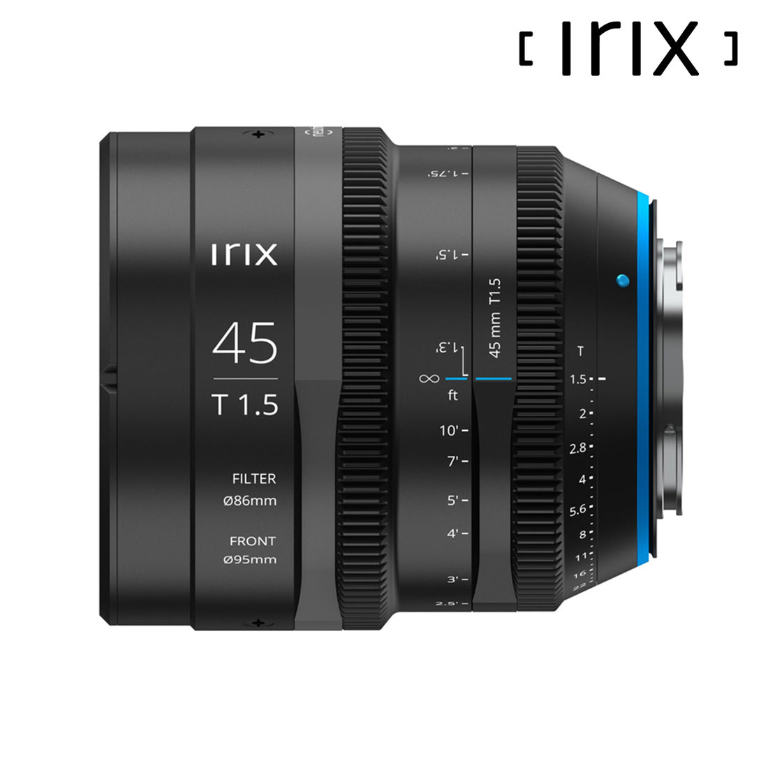 Irix 45mm T1.5 Manual Focus PRO Cinema Lens for Canon RF Cameras with Metric Markings