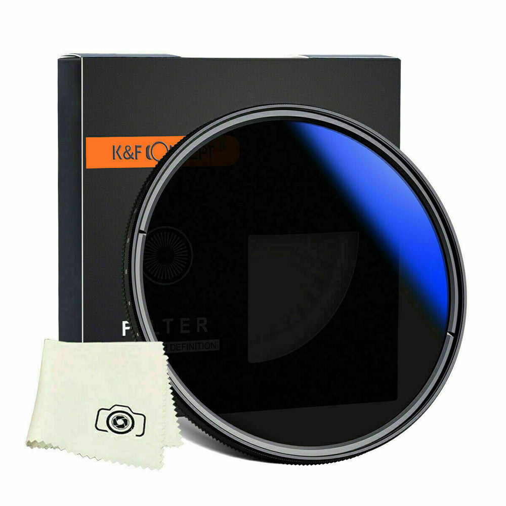 K&amp;F PRO 58mm Classic Series Slim Blue Multi Coated Variable ND2-ND400 filter-KF01.1109