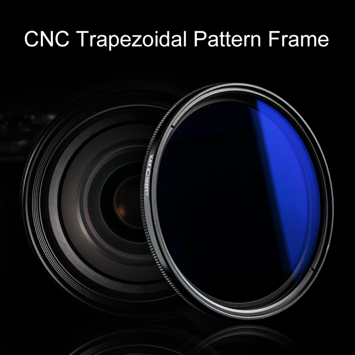 K&F Concept PRO 43mm Classic Series Slim Blue Multi Coated Variable ND2-ND400 filter-KF01.1104