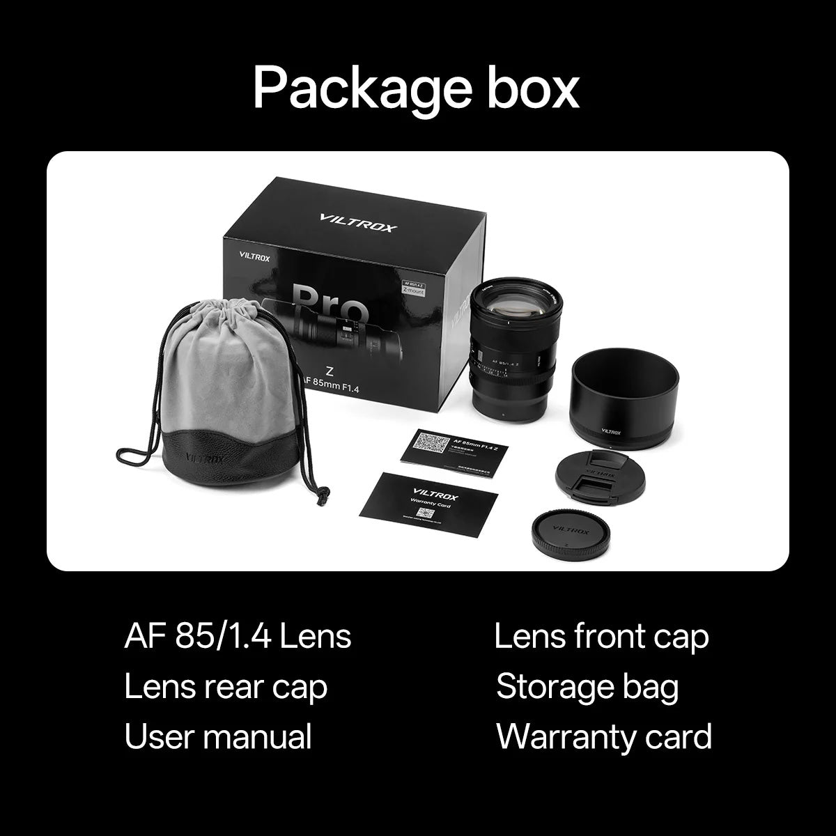 Viltrox AF 85mm f/1.4 Pro AF Prime Lens for Nikon Z-Mount Full Frame Mirrorless Cameras