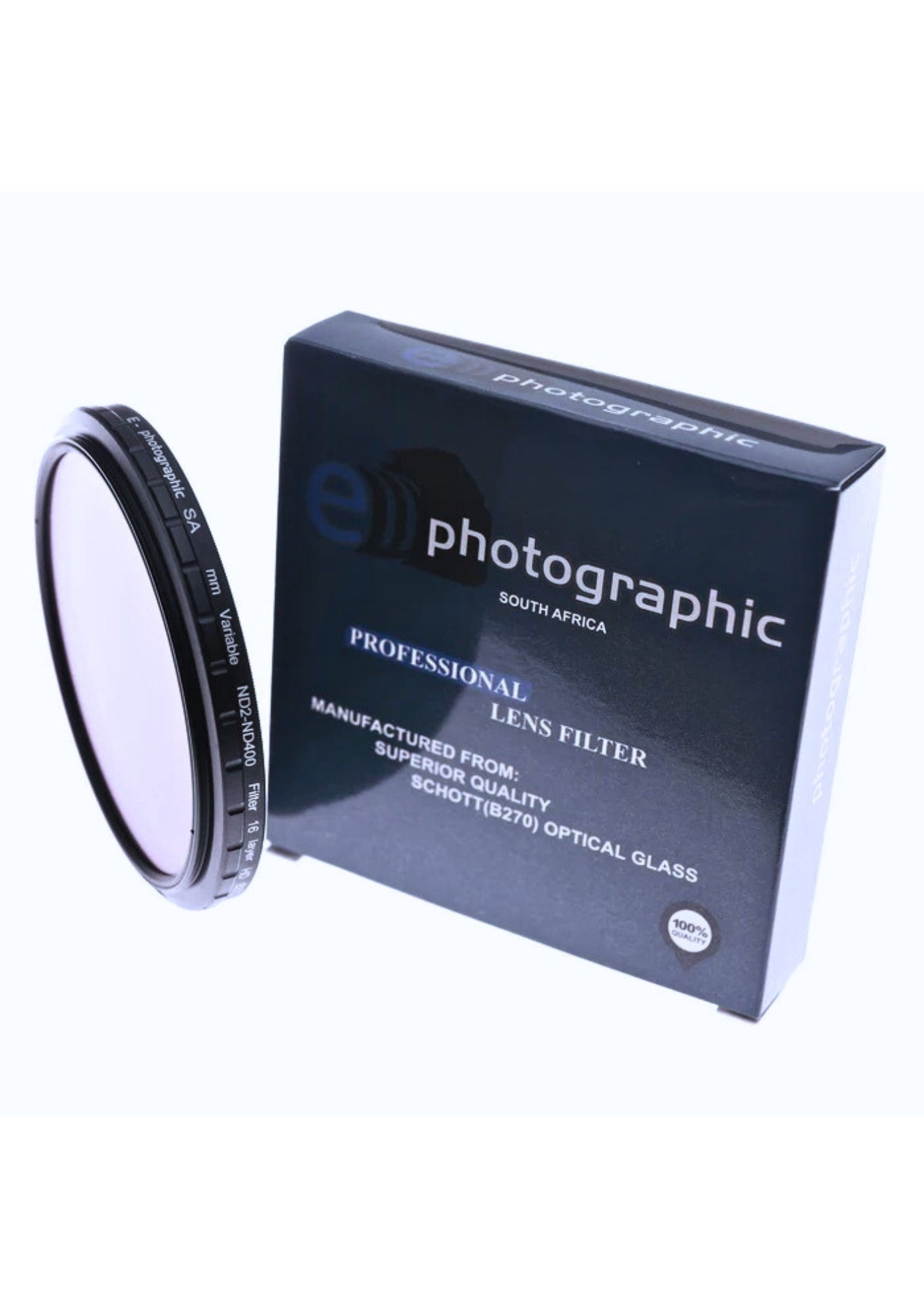 E-Photographic 43mm PRO ND2-ND400 Filter