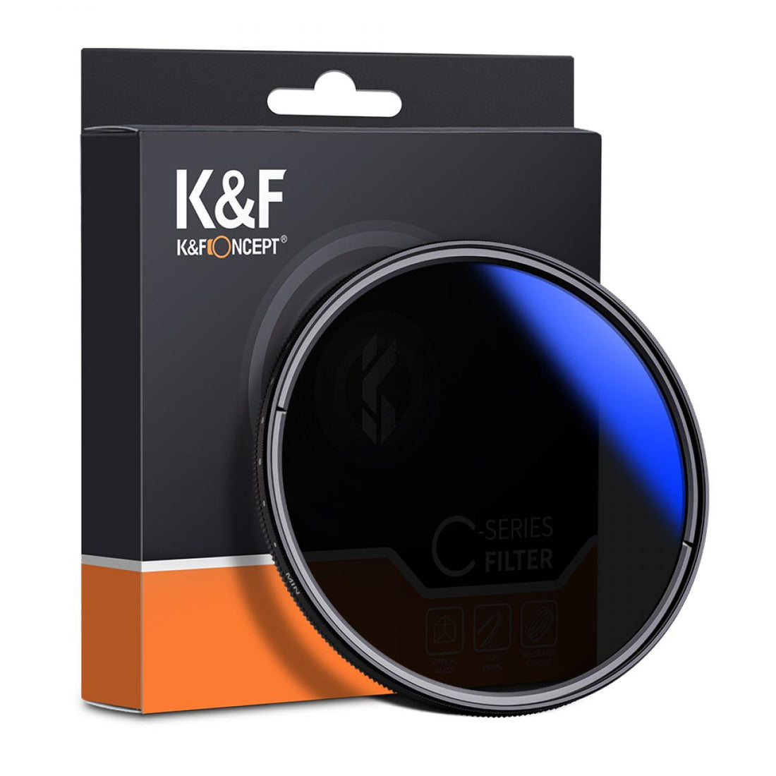 K&F Concept PRO 43mm Classic Series Slim Blue Multi Coated Variable ND2-ND400 filter-KF01.1104