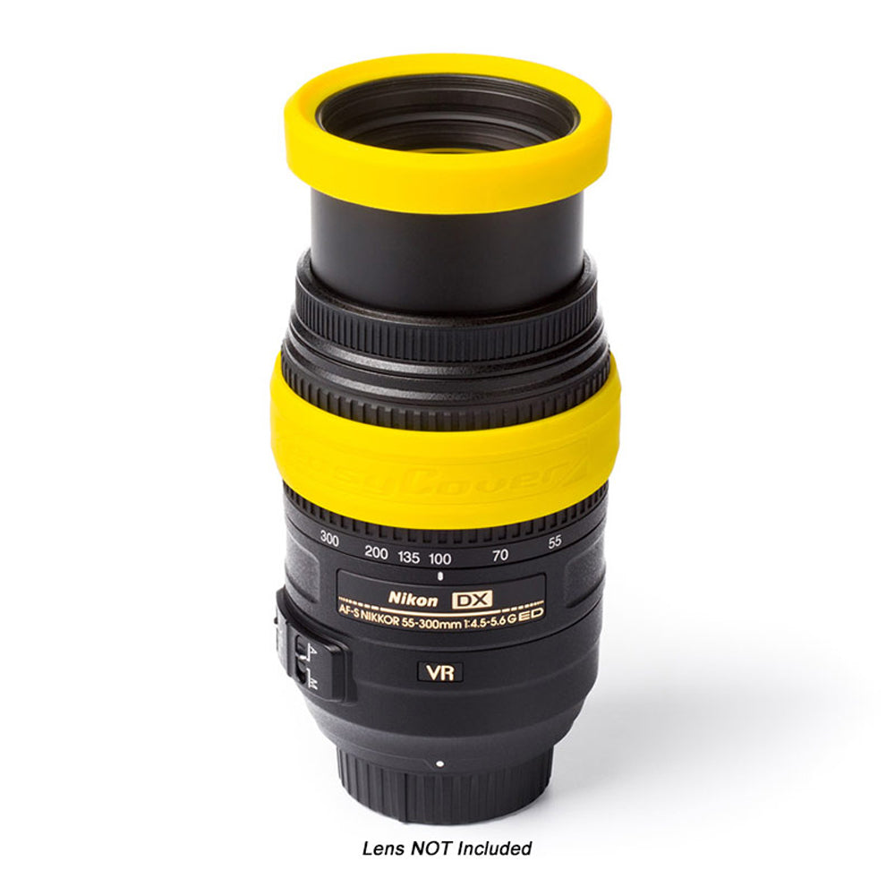 easyCover PRO 72mm Lens Silicon Rim/Ring & Bumper Protectors Yellow - ECLR72Y