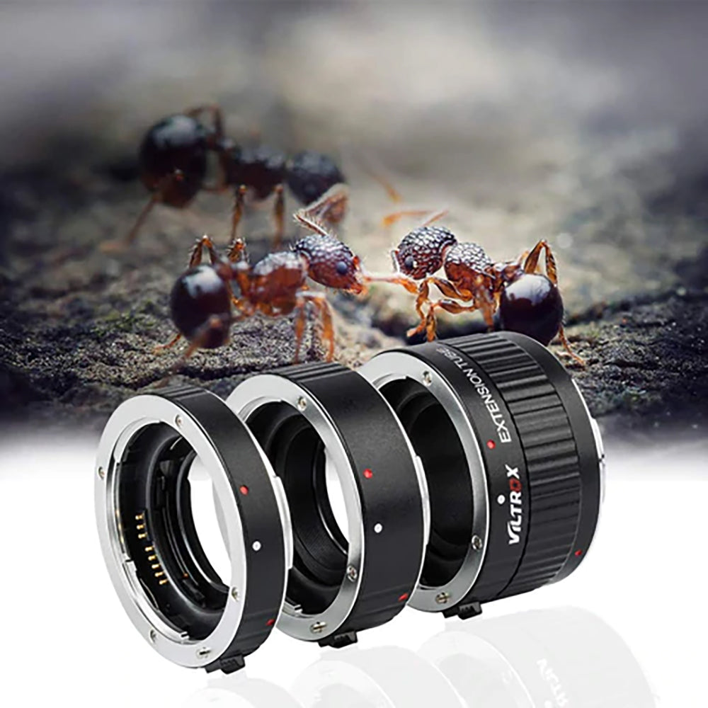 VILTROX Auto Focus Macro Extension Tube Set for Canon EOS EF & EF-S Mount