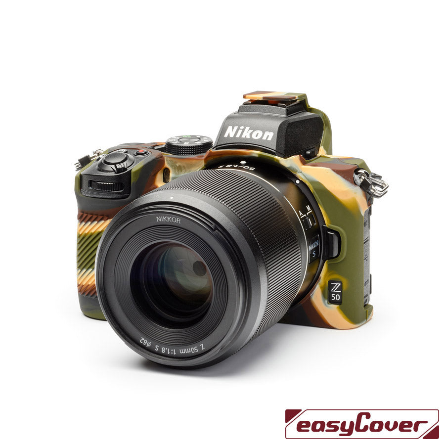 easyCover PRO Silicon Camera Case for Nikon Z50 - Camouflage