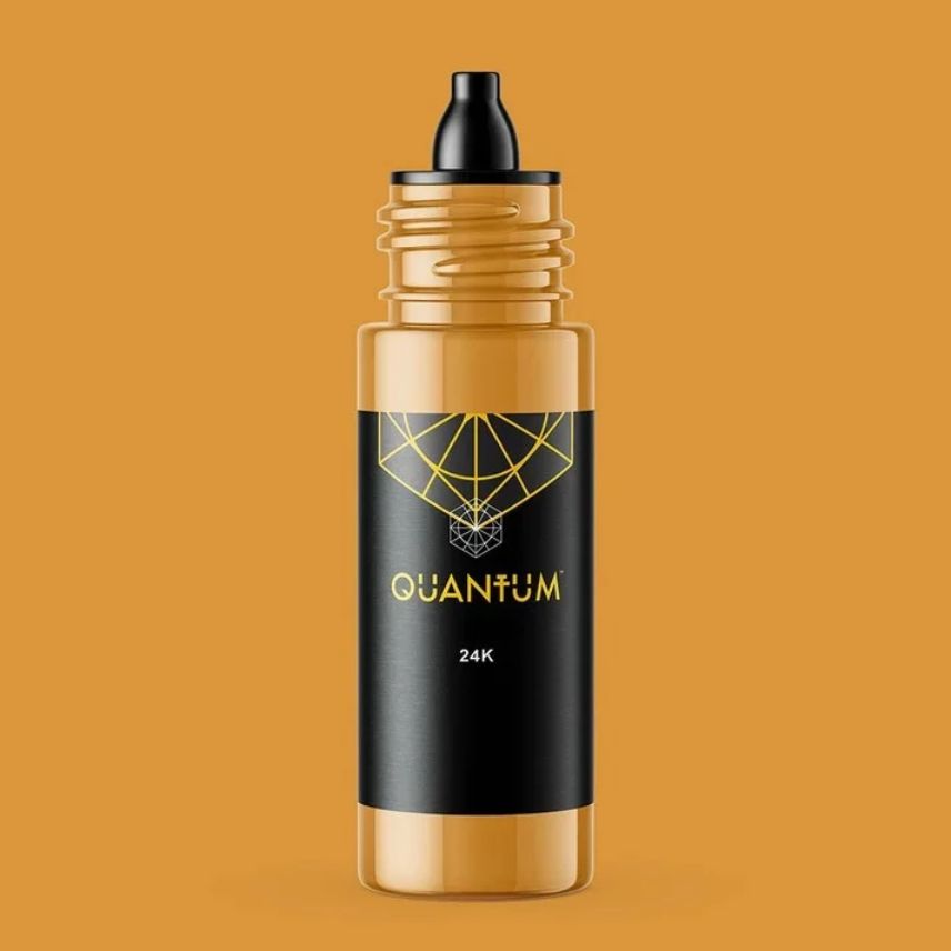 Quantum Premium Tattoo Ink - 1oz 24K Gold (30ml)