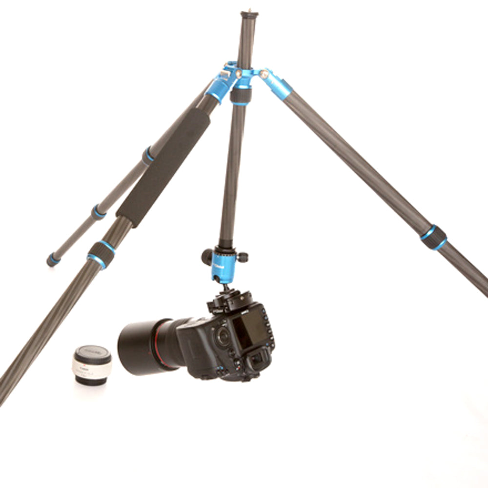 Jenova PRO.J Professional Carbon Travel Tripod Capacity-8kg Blue-45834BL