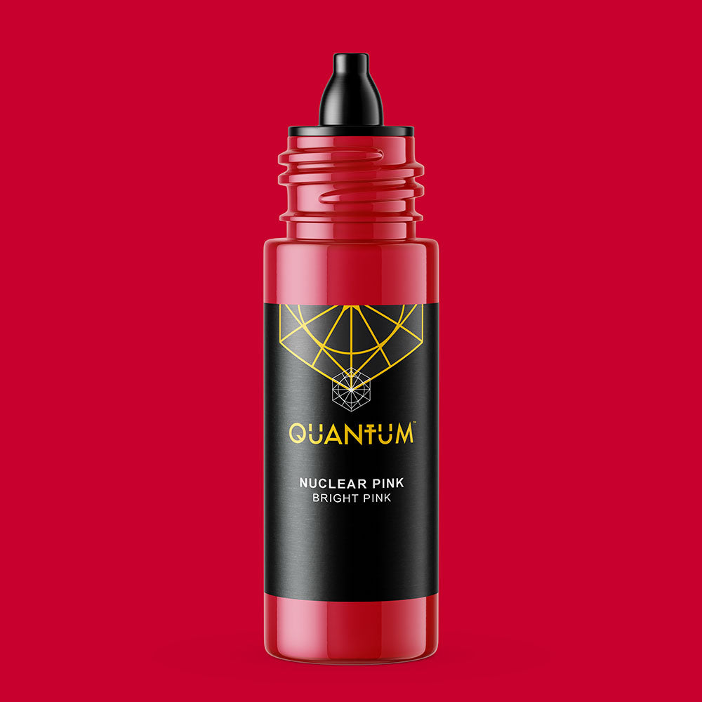 Quantum Premium Tattoo Ink - 1oz Nuclear Pink (30ml)