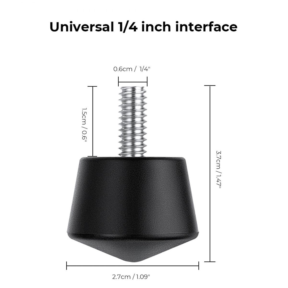 K&F Concept Universal 3 Piece Anti-Slip Rubber Tripod Feet Replacements KF31.050