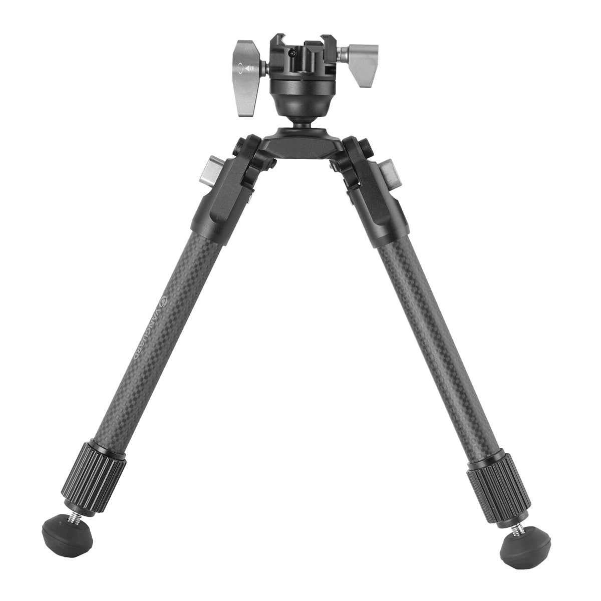 Vanguard EQ-PRECISION 2QSC Carbon Fiber Gun Bipod with Ball Head & Pic Rail Mount – Ideal for Hunting and Target Shooting - Height:-26.5 to 36.5cm