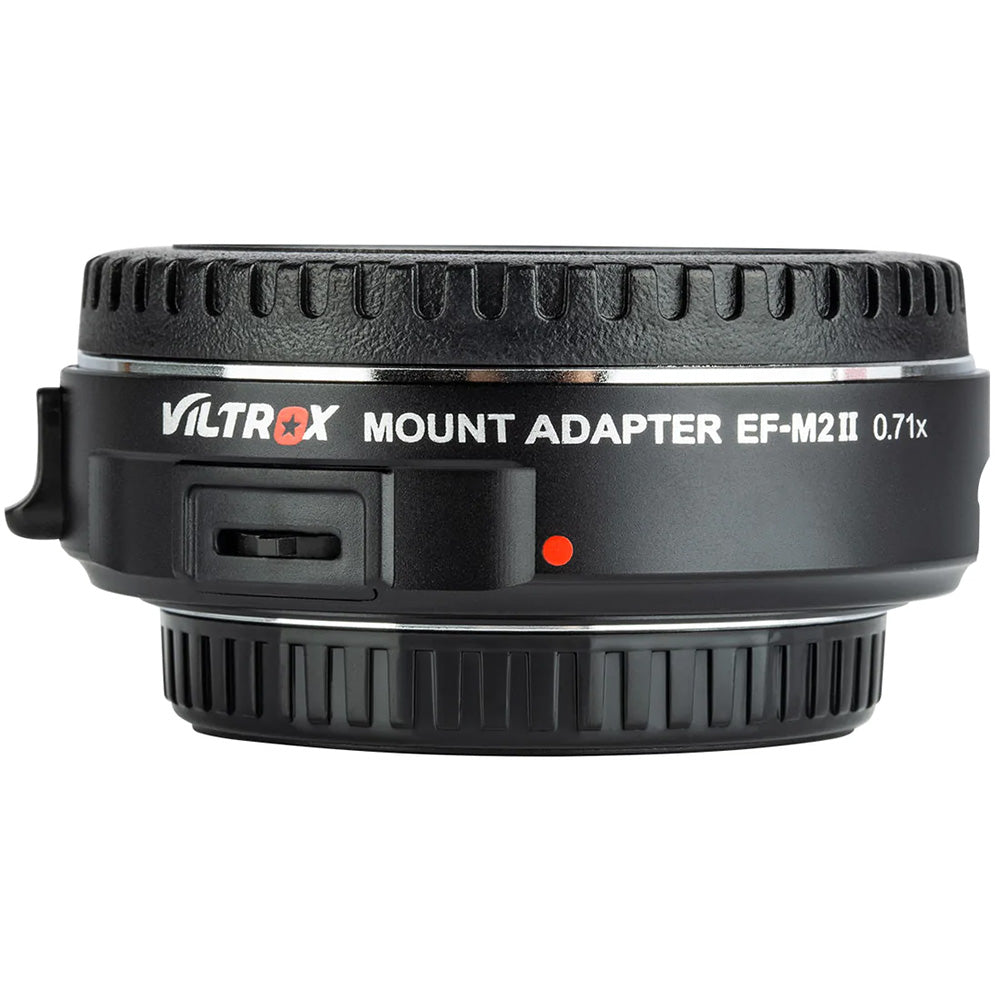 Viltrox Adapter Canon EF lens to Olympus and Panasonic  M4/3 cameras, 1 f-stop increase