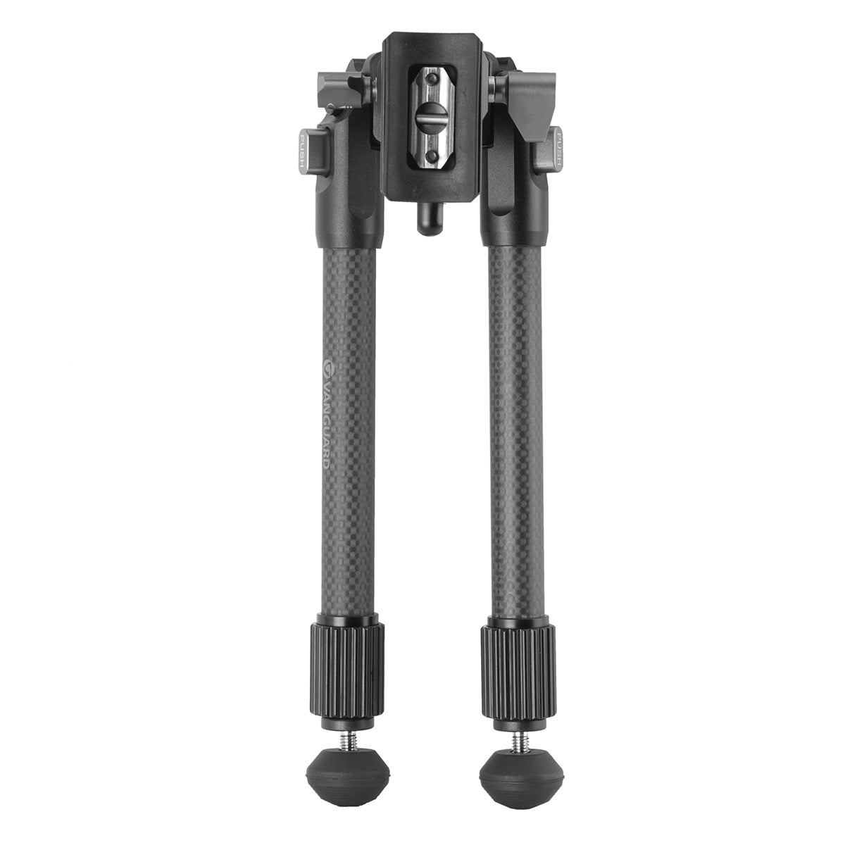 Vanguard EQ-PRECISION 2QSC Carbon Fiber Gun Bipod with Ball Head & Pic Rail Mount – Ideal for Hunting and Target Shooting - Height:-26.5 to 36.5cm