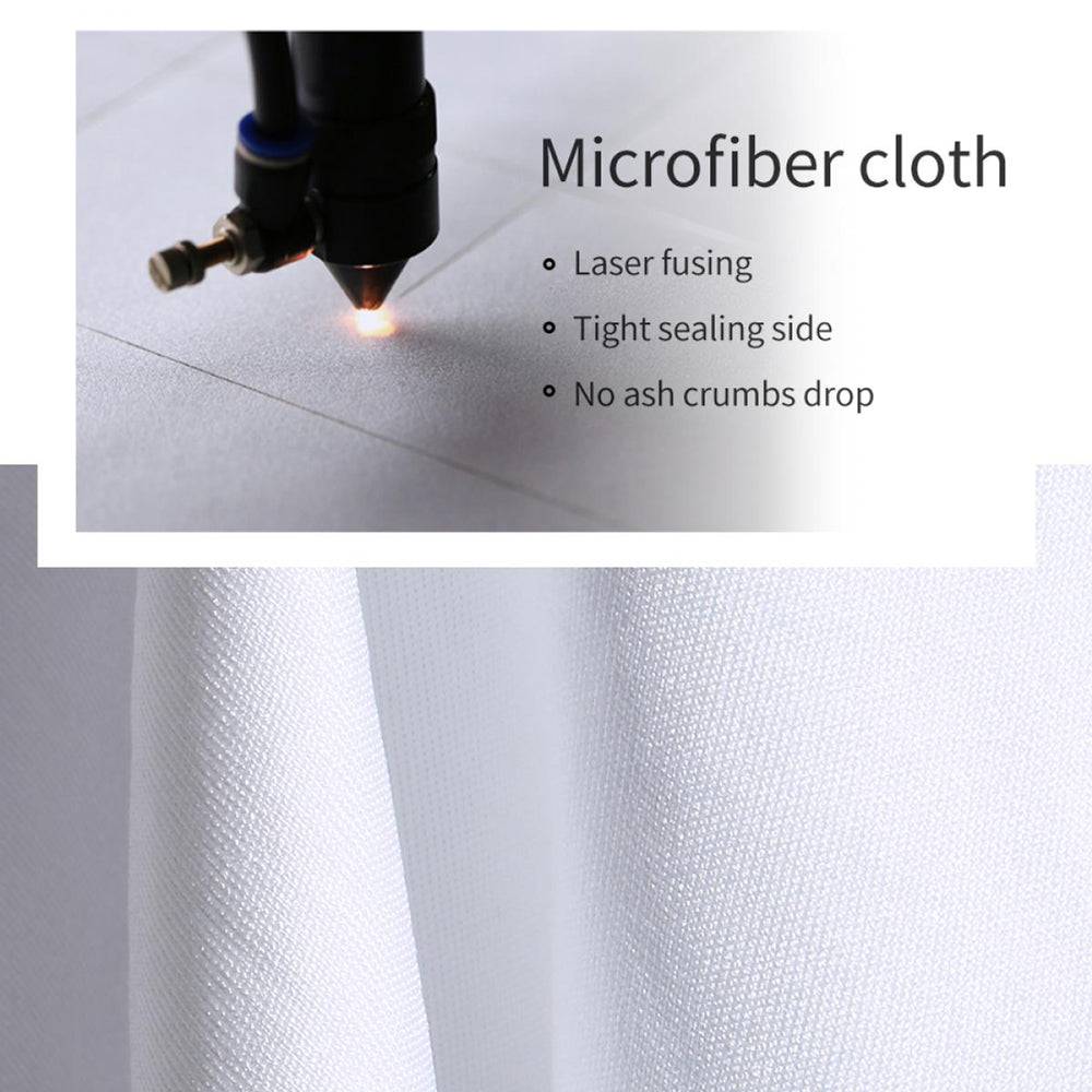 K&F dry needle a dust-free microfibre cloth 14 X 14cm 10 pack - SKU-1597