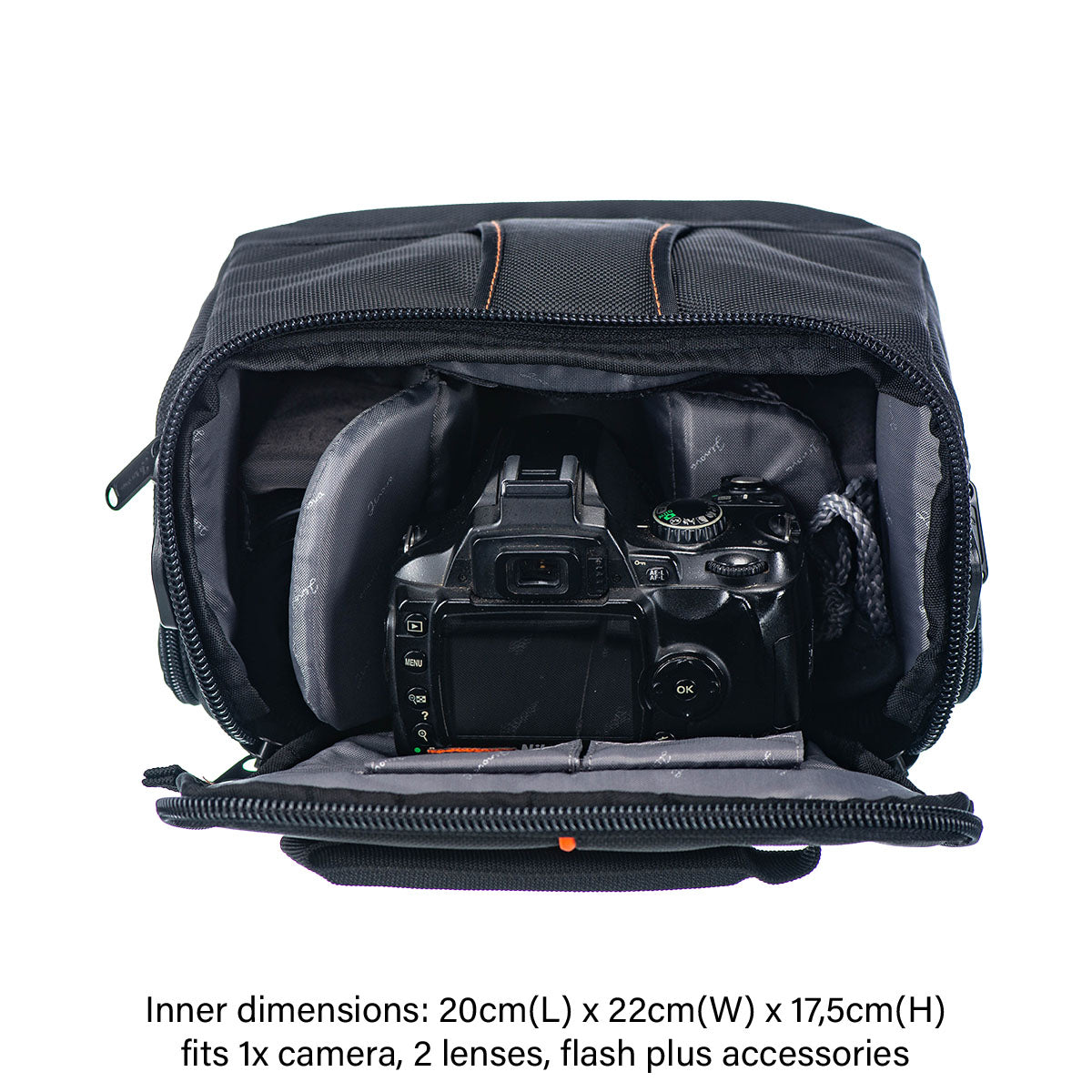Jenova PRO Modern Series DSLR/Mirrorless Camera Case Black Large 02995