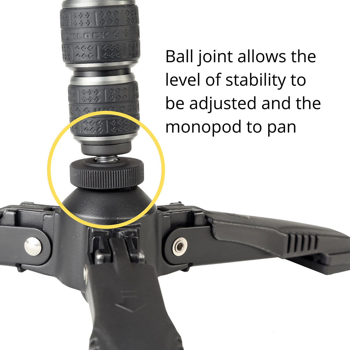 Vanguard Veo 2S AM-234TR Aluminum Monopod, Smartphone Holder & Bluetooth