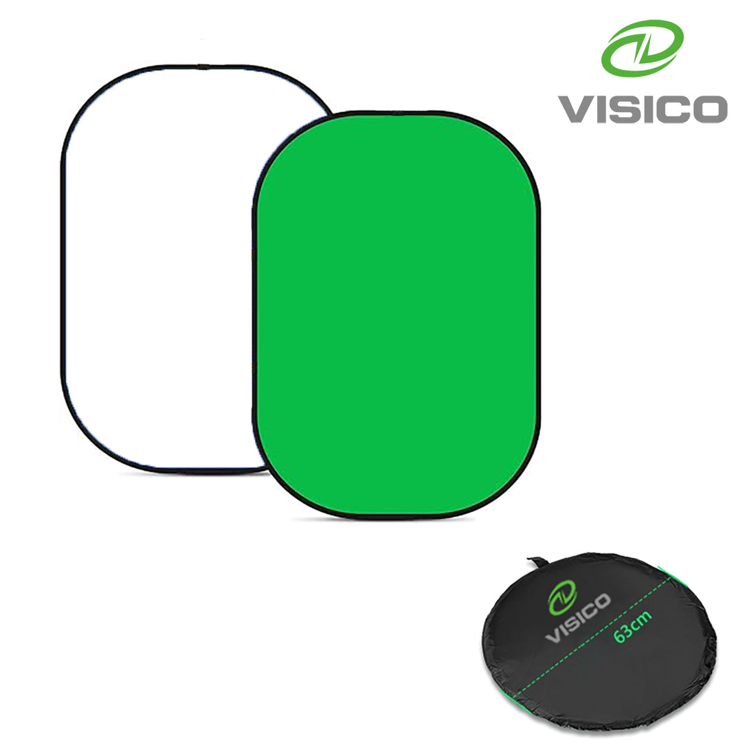 Visico 150x200cm Back-Drop Plate WT&amp;GN