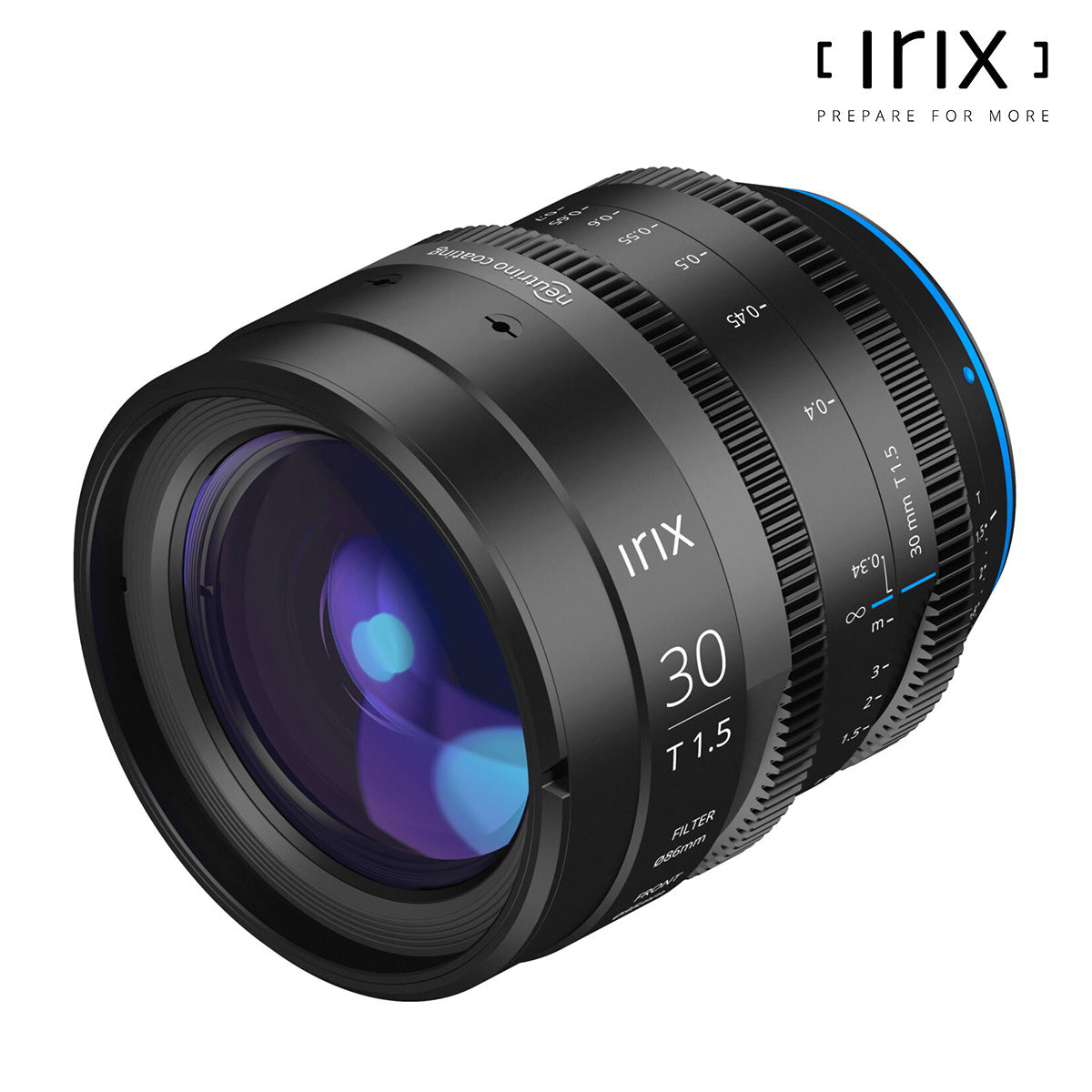 Irix 30mm T1.5 Manual Focus PRO Cinema Lens for MFT Mount Cameras with Metric Markings