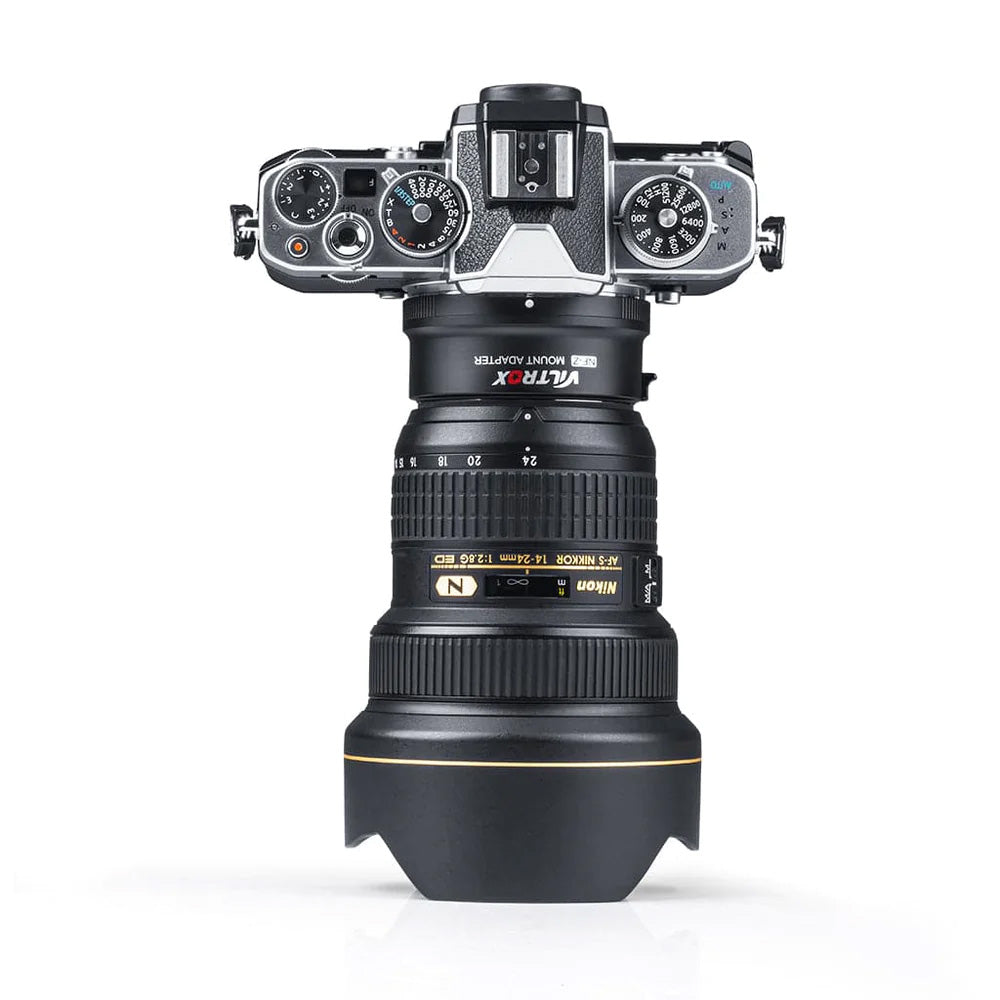 VILTROX NF-Z Auto Focus F-mount to Nikon Z-mount Adapter with EXIF Transmission VR Lens Stabilisation Support