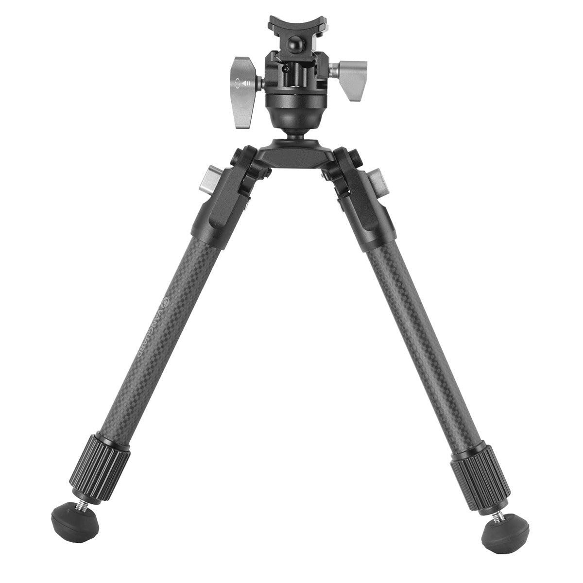 Vanguard EQ-PRECISION 2QSC Carbon Fiber Gun Bipod with Ball Head & Pic Rail Mount – Ideal for Hunting and Target Shooting - Height:-26.5 to 36.5cm