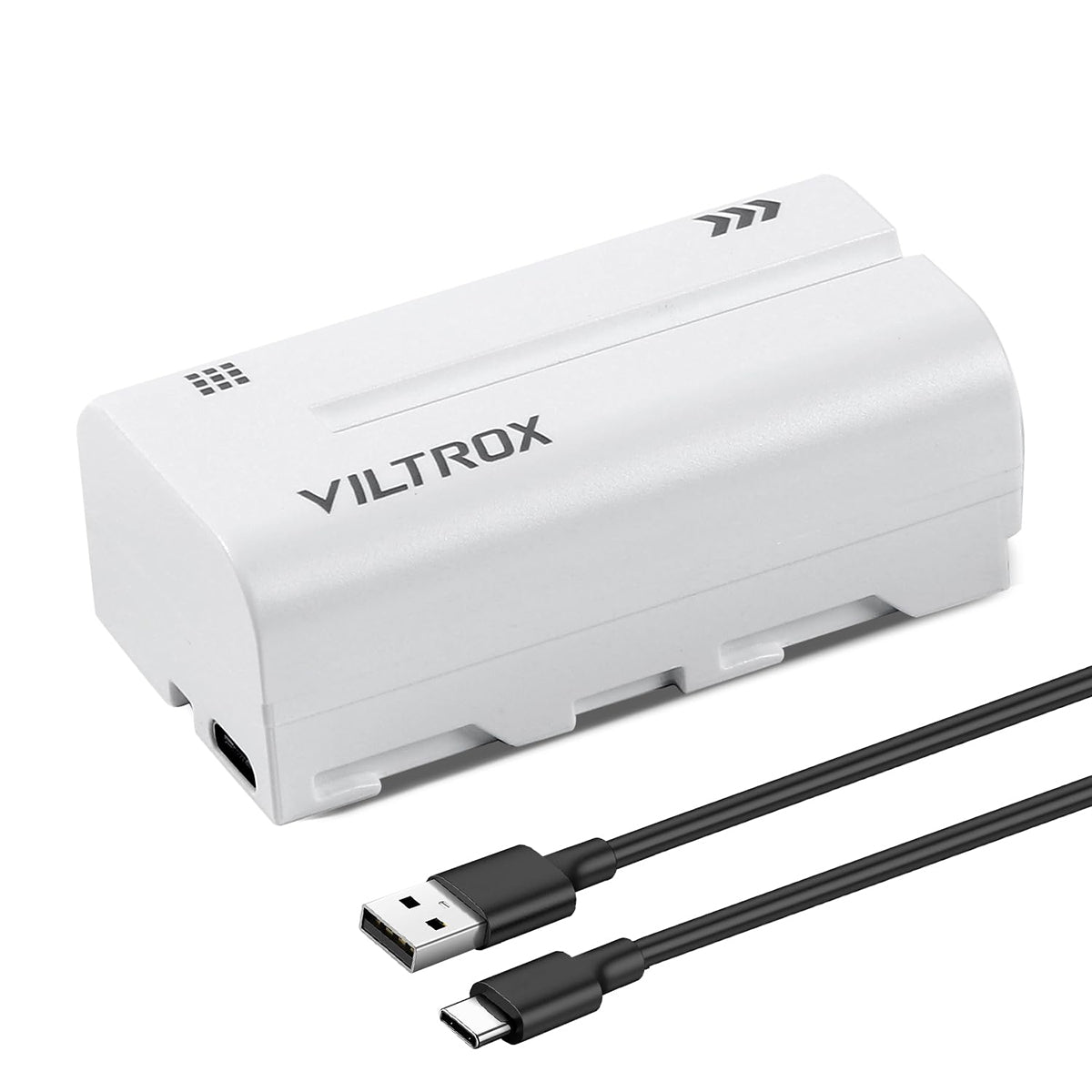Viltrox NP-F550 2200mAh Lithium Battery with Type-C Fast Charging for LED Lights