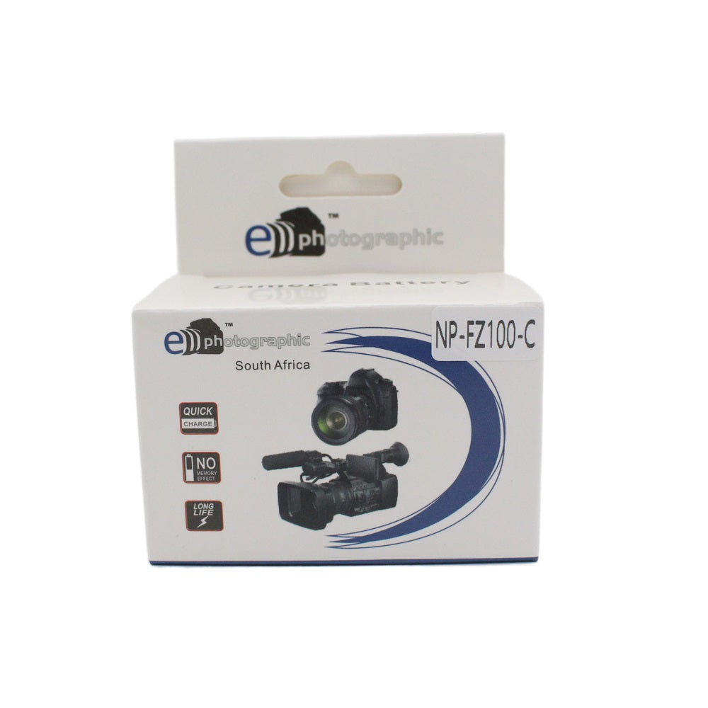 E Photographic NP-FZ100 2280 mAh Type C Battery for Sony