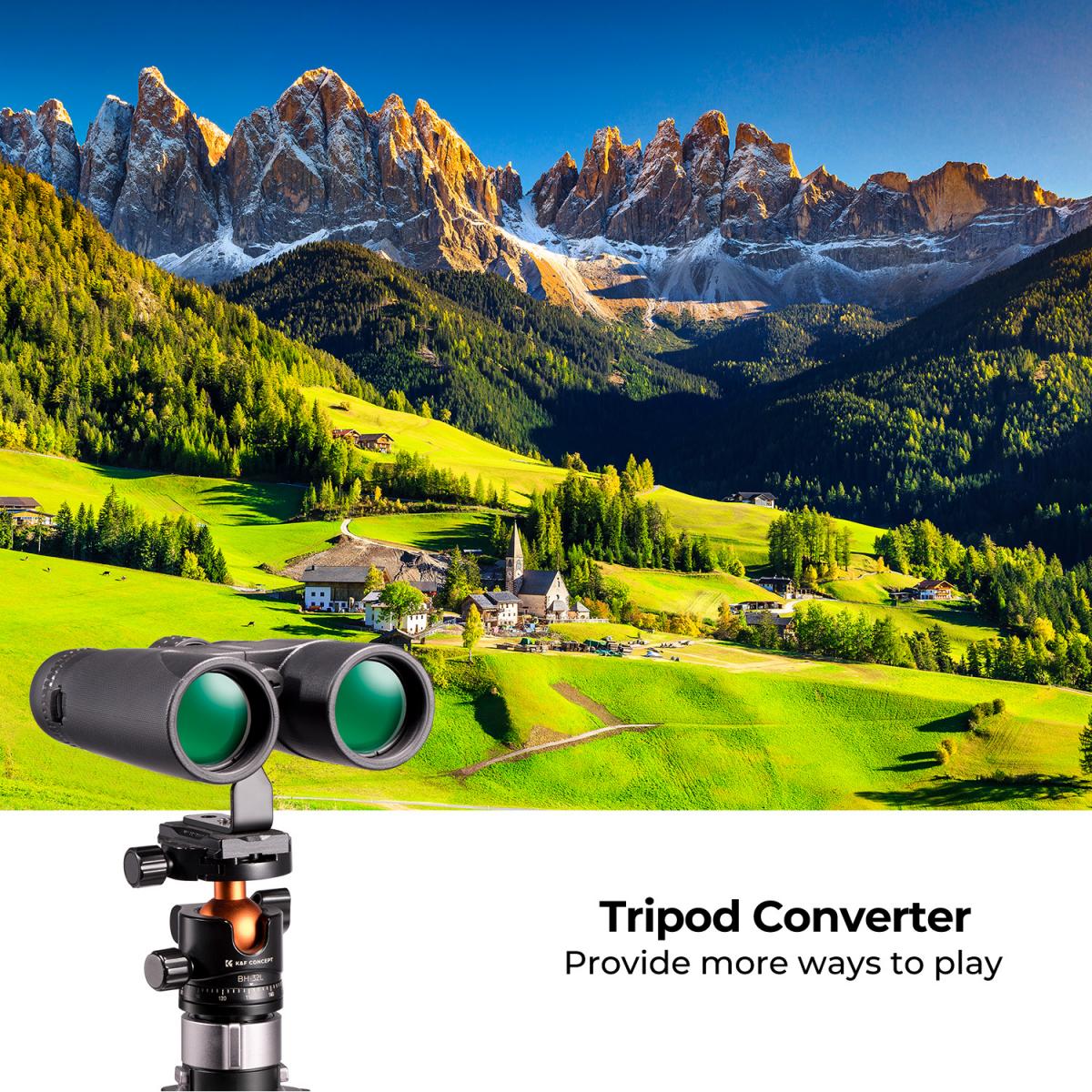 K&F Concept 10X42 BAK HD W-Proof FMC Lens Binos