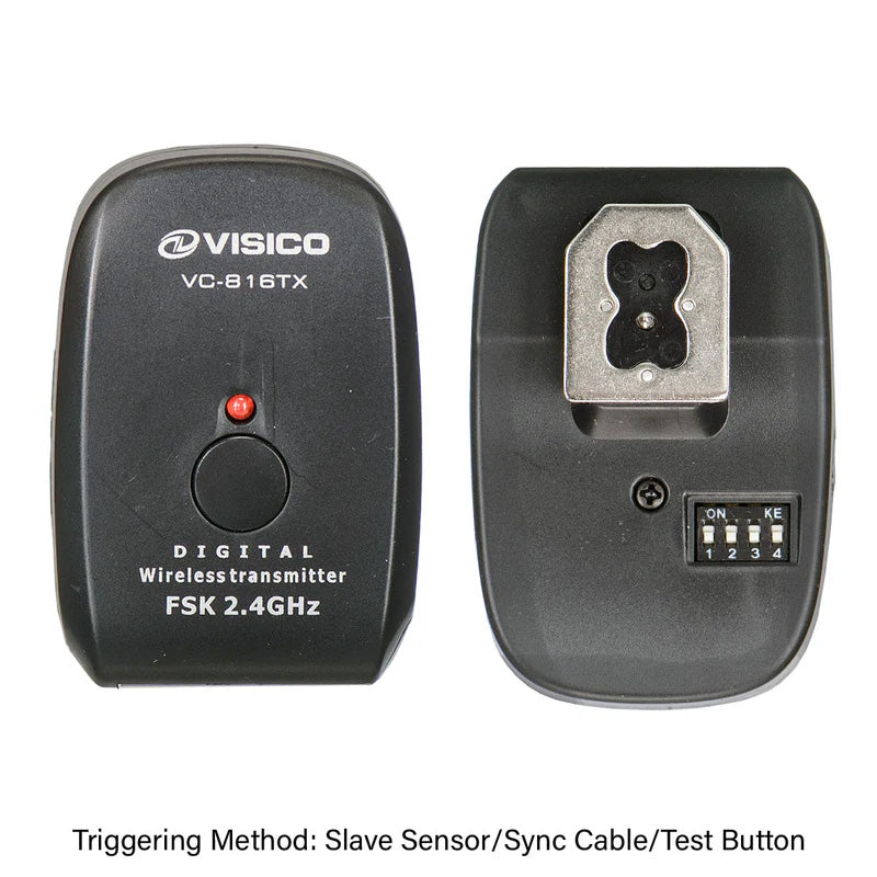 Visico VC-816TX Wireless Remote Controller Trigger for VL300 & VL300II Plus LED Lights