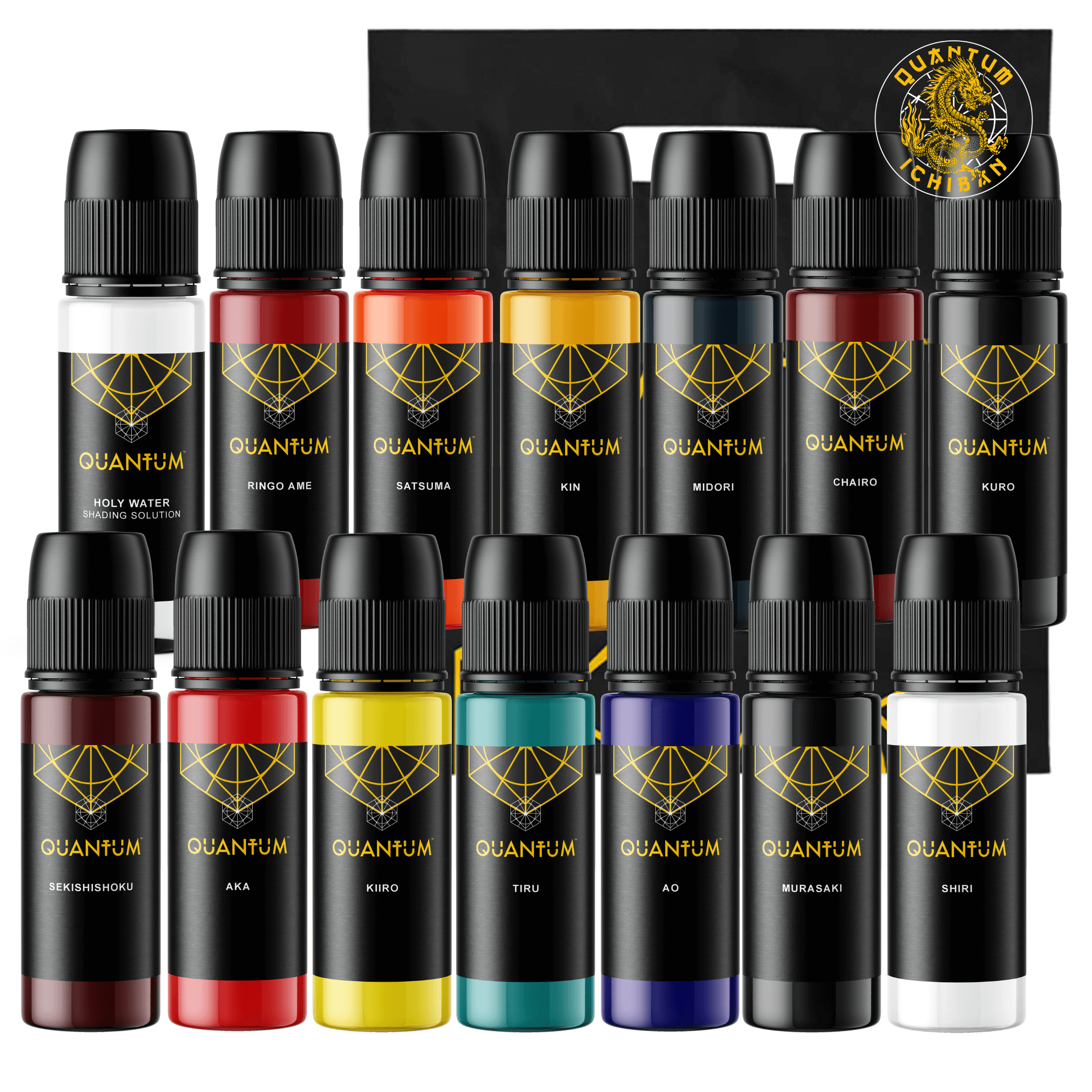 Quantum Tattoo Ink - 1oz Ichiban 14 Bottle Box Set (14 x 30ml)