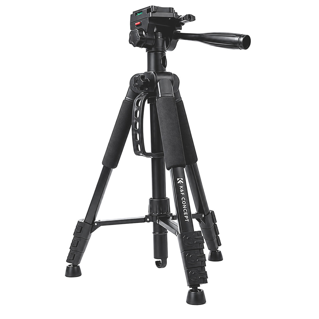 K&F Concept S254A3 Overhead Tripod/Monopod with BV07 Fluid Video Head - KF09-184