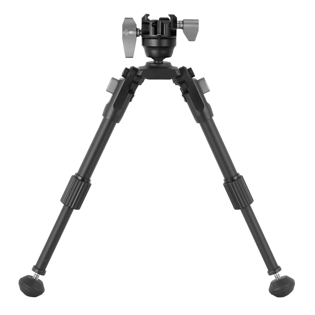 Vanguard EQ-PRECISION 1QSA Aluminium Gun Bipod with Ball Head & Pic Rail Mount – Ideal for Hunting and Target Shooting - Height:-22-27cm