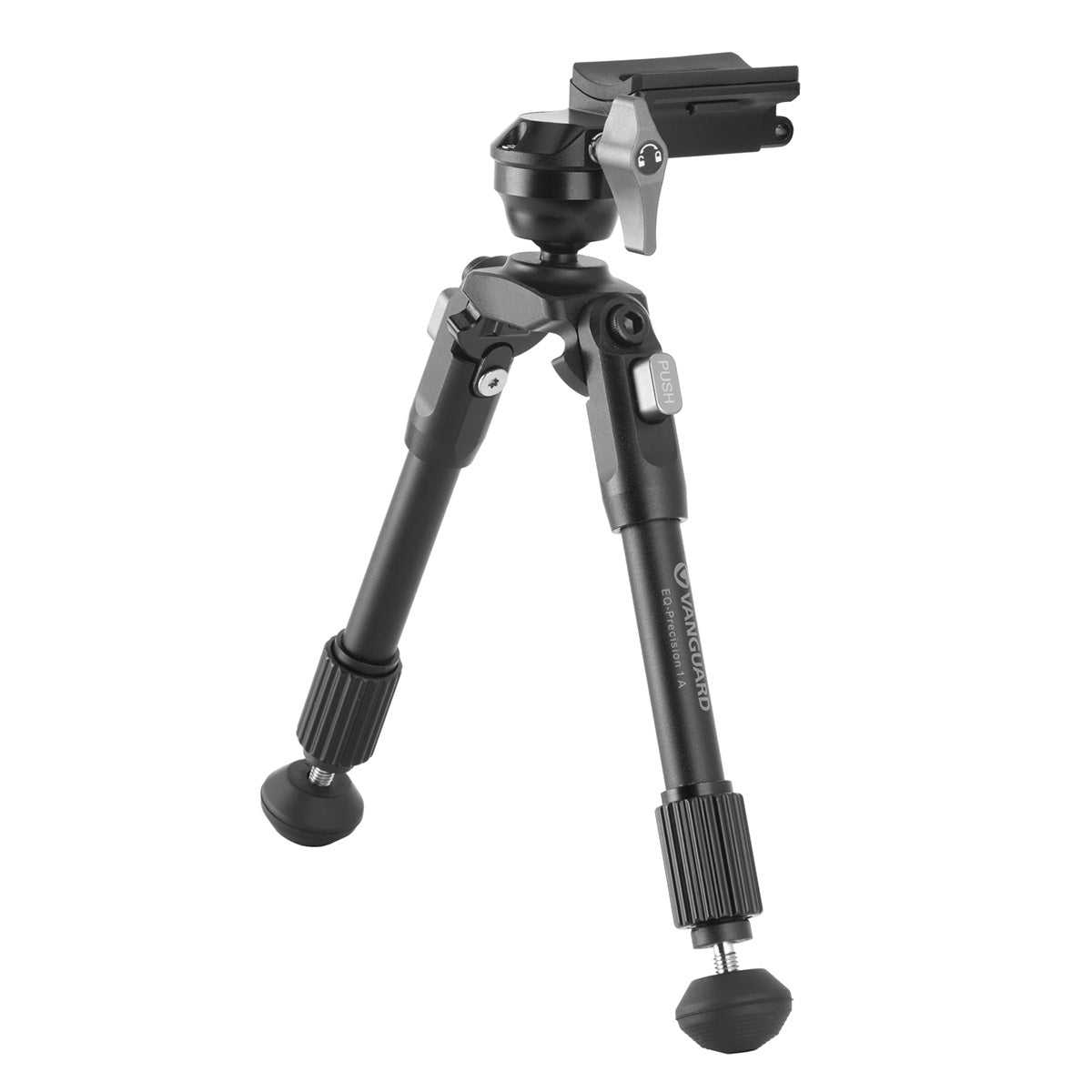 Vanguard EQ-PRECISION 1A Aluminium Gun Bipod with Ball Head & Sling Stud – Max Height: 27cm