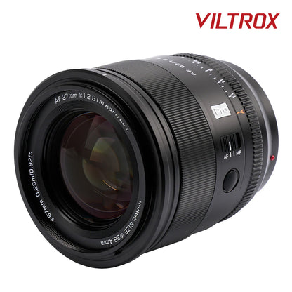 Viltrox Auto Focus 27mm f1.2E PRO Prime Lens Sony APS-C E-Mount VL-AF2712-E