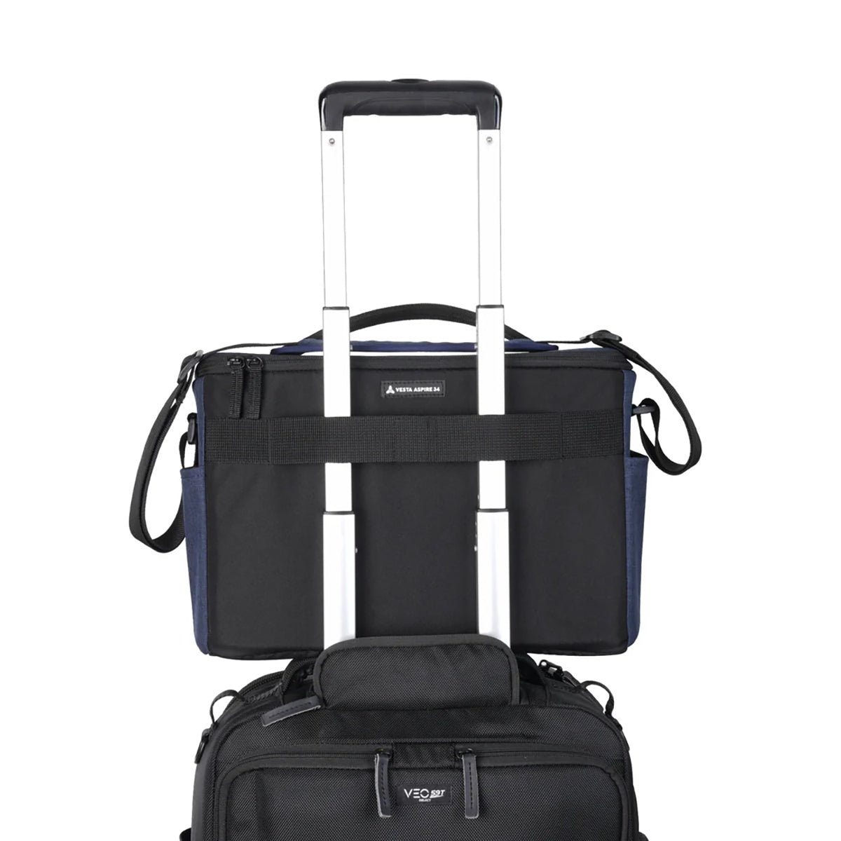 Vanguard VESTA Aspire 34 Navy 12L Camera Shoulder Bag with 14" Laptop Slot