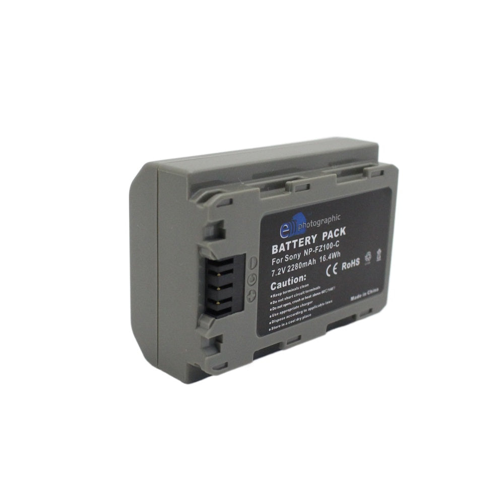 E Photographic NP-FZ100 2280 mAh Type C Battery for Sony