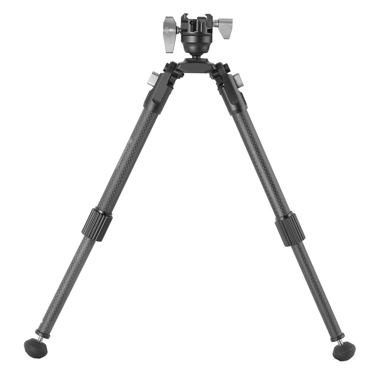 Vanguard EQ-PRECISION 2QSC Carbon Fiber Gun Bipod with Ball Head & Pic Rail Mount – Ideal for Hunting and Target Shooting - Height:-26.5 to 36.5cm