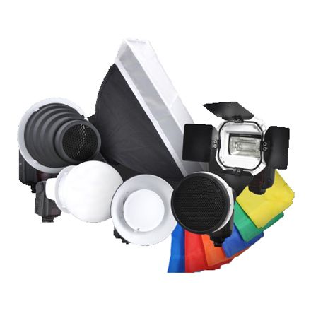 Visico 7 X Flash Light Modification Accessory Kit with CA7 flash adapter- DI3714