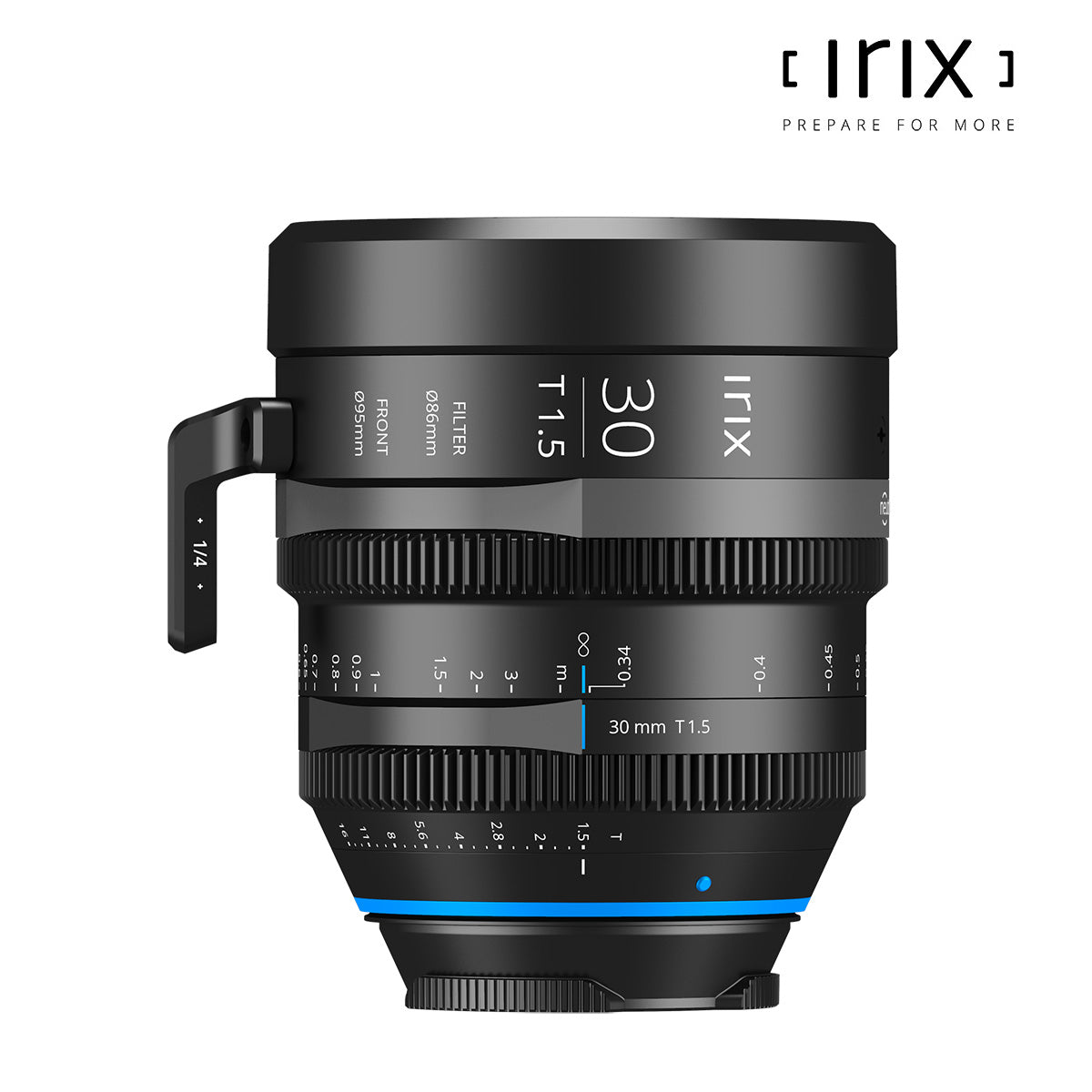 Irix 30mm T1.5 Manual Focus PRO Cinema Lens for Fuji X-Mount Cameras - Metric Markings
