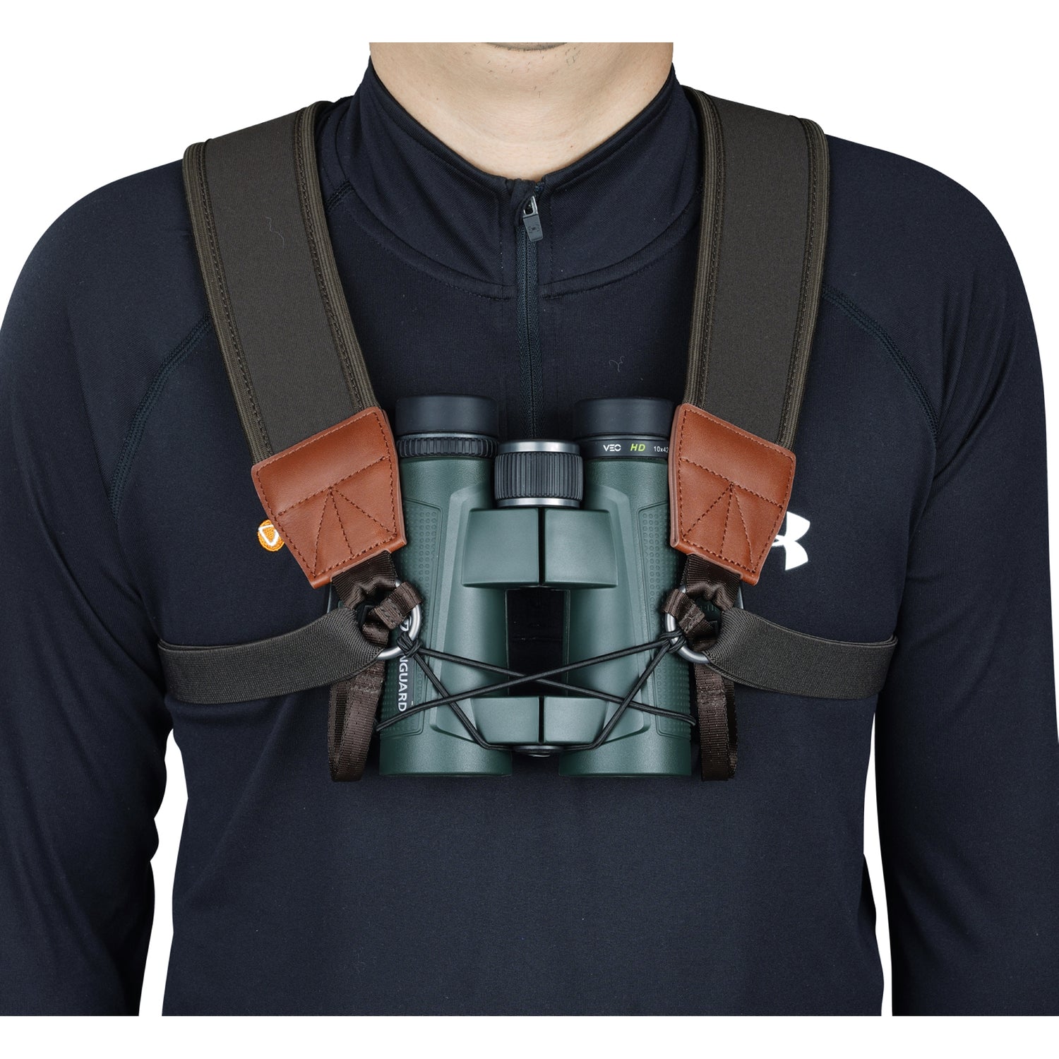 Vanguard VEO Optic Guard D-Lux Binocular & Camera Harness Quick Release-Brown