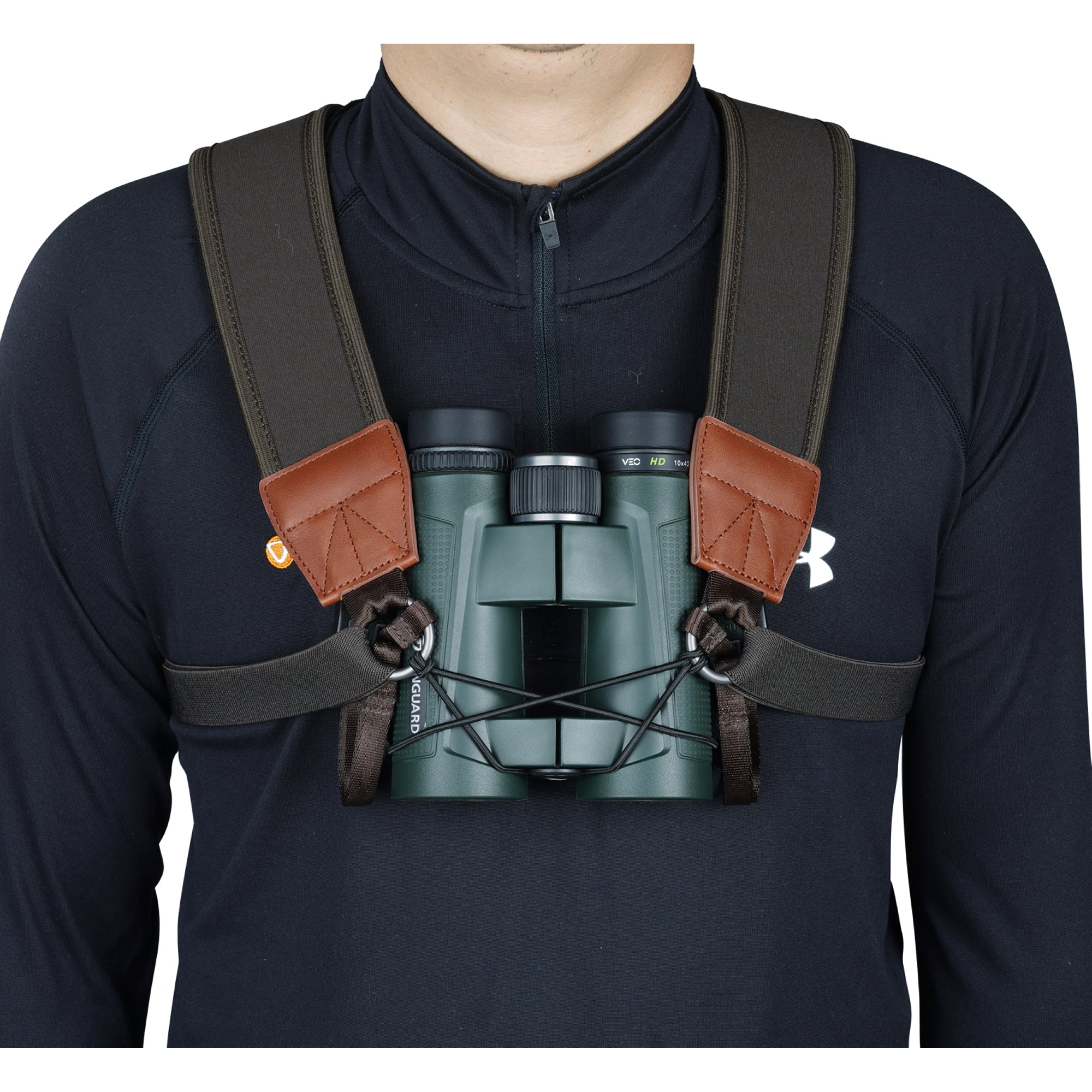 Vanguard VEO Optic Guard D-Lux Binocular & Camera Harness Quick Release-Brown