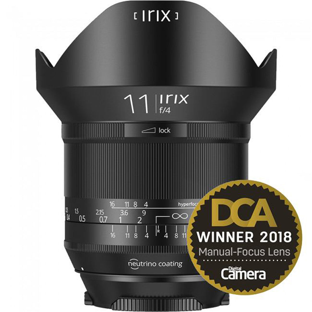 Irix 11mm f/4 Blackstone prime manual focus wide angle lens for Nikon DSLR&