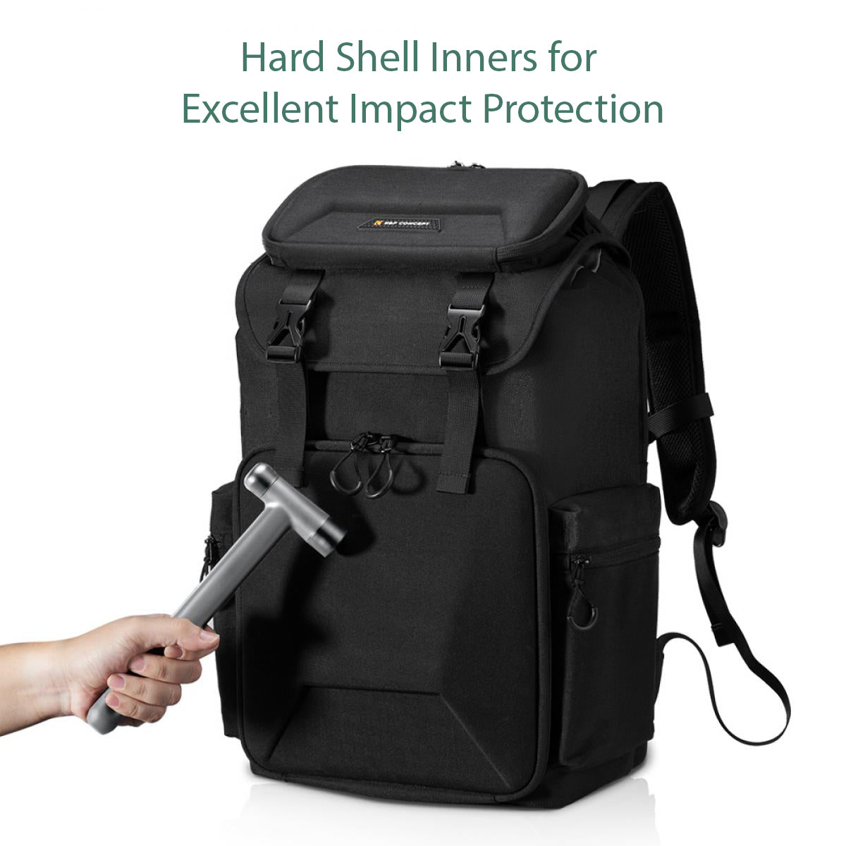 K&F Concept 25L Multi-Functional Camera Backpack with 16" Laptop Compartment-Grey - KF13-098V2