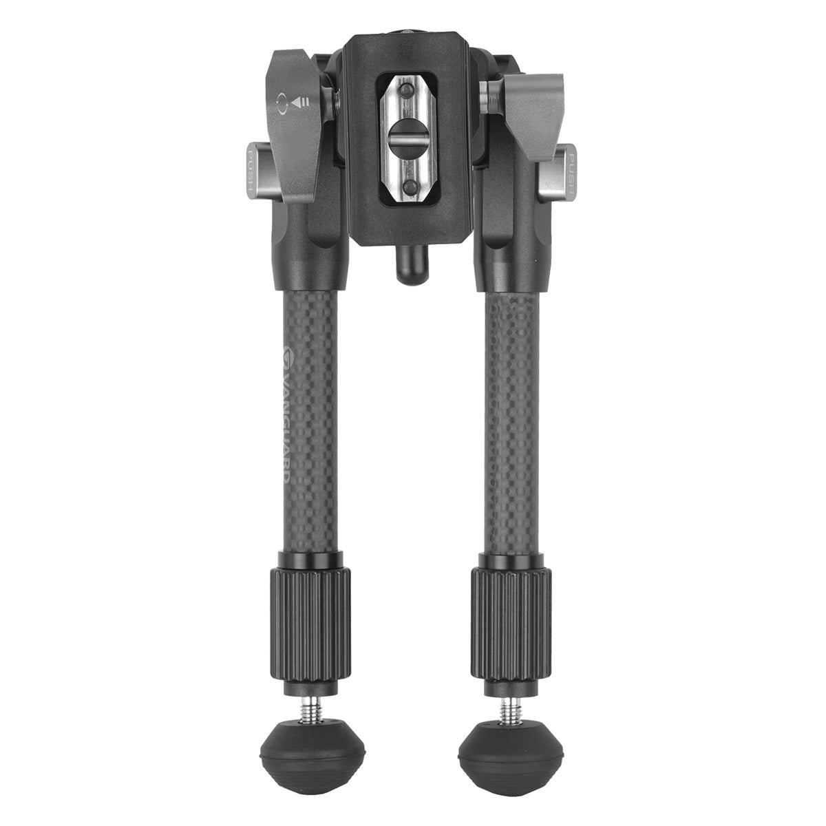 Vanguard EQ-PRECISION 1QSC Carbon Fiber Gun Bipod with Ball Head & Pic Rail Mount – Ideal for Hunting and Target Shooting - Height:-22-27cm