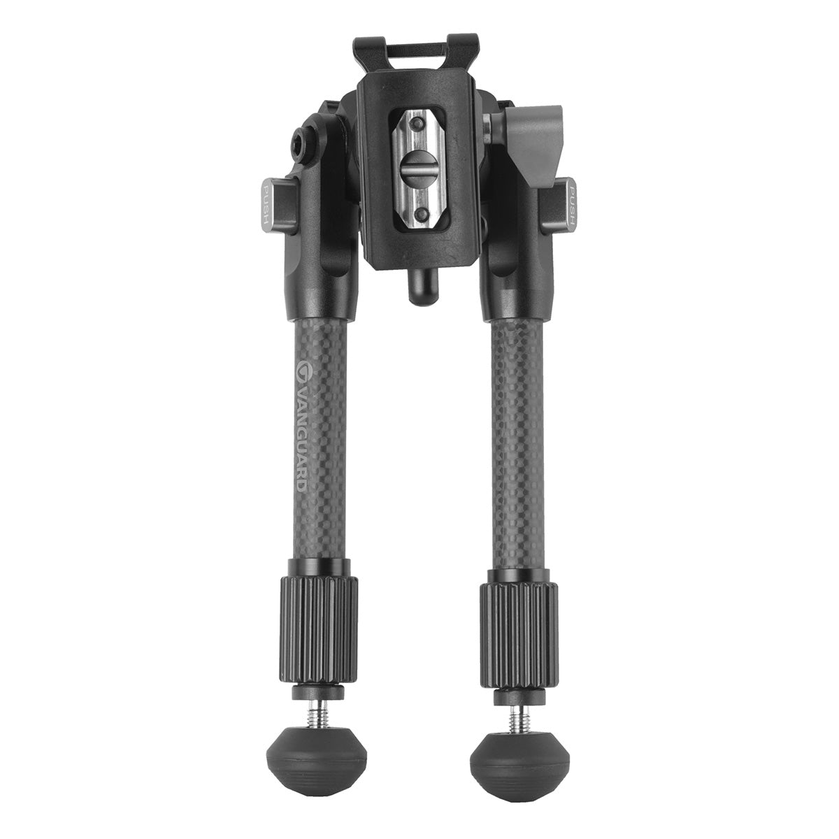 Vanguard EQUALIZER 1QSC Carbon Fiber Bipod with Picatinny Rail – Height: 20-26.5cm